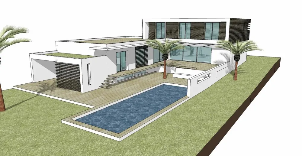 Surélévation d'une villa (1webp